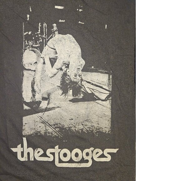 The Stooges T-Shirt Iggy Pop Backbend punk rock Vintage Official T-Shirt L NWT - Picture 3 of 4